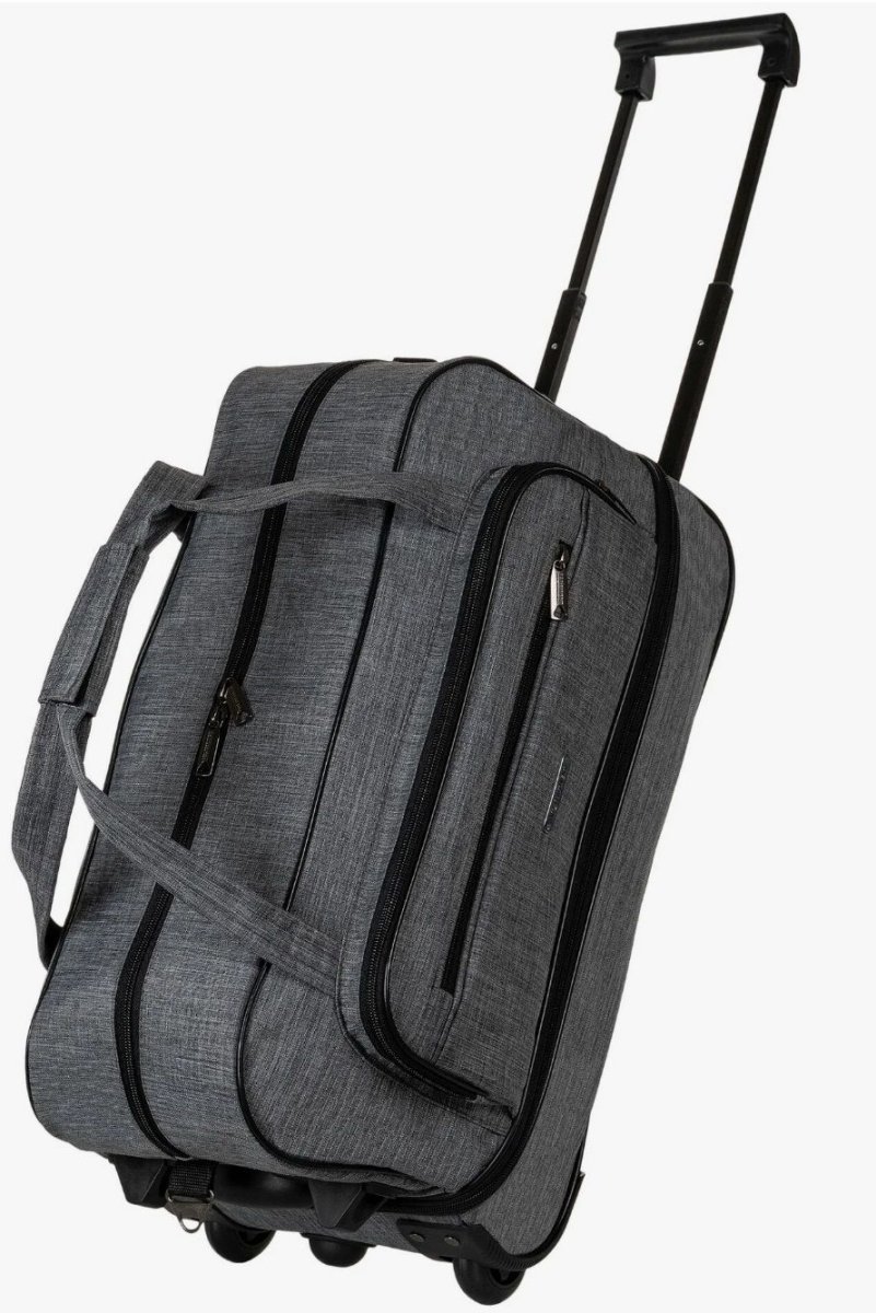 М-16 Сумка на колесах катионик серый (серый/49*32*28/полиэстер/NTL Continent)