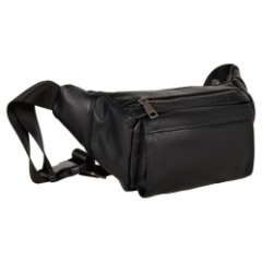 2019 Сумка мужская натуральная кожа (черный/21*14,5*5/натуральная кожа/0,4 кг/1,5 литра/Polar)