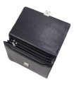 0376-45 Портфель натуральная кожа KARYA (Черный/37*28*7/натуральная кожа/KARYA)