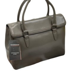 8796К Сумка женская натуральная кожа (grey) (Серый/30*26*10/натуральная кожа/Redmond)