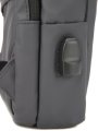 1805GY СУМКА-РЮКЗАК 100% ПОЛИУРЕТАН (серый) (Серый/30*40*15/полиуритан)