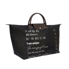 175 Сумка дорожная (Моя жизнь-мои правила/черный) (Черный/44*30*22/текстиль/ANTAN)