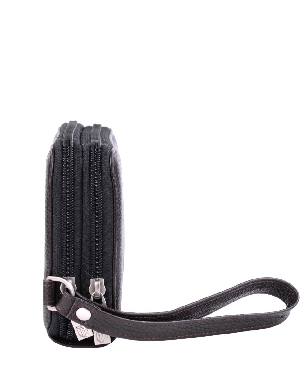 54227 Сумка-клатч CLINT DENVER кожа шоколад (Коричневый/21*12*4/натуральная кожа/R.Blake)