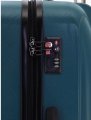 07E-025-420 Чемодан 4-х колесный (Синий/35*55*23,5/поликарбонат/S/2,7 кг/36 литров)