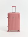 Чемодан Riga - Pink 24 (Розовый) M (розовый/42*67*27/полипропилен/M/3,2 кг/70 литров/L’case)