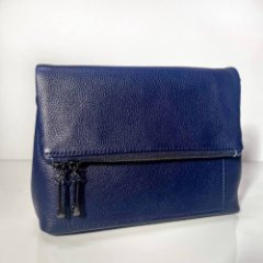 1952К Сумка женская натуральная кожа (синий) (Синий/25*20*9/натуральная кожа/Redmond)