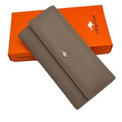 2241 Портмоне женское A/ SAND BEIGE 016 (Бежевый/19*10*3/натуральная кожа/CANGURIONE)