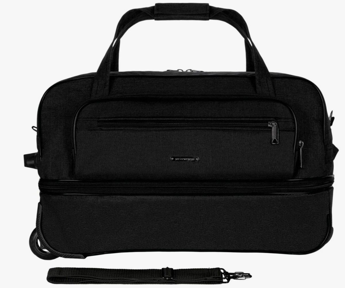 М-16 Сумка на колесах катионик черный (Черный/49*32*28/полиэстер/NTL Continent)