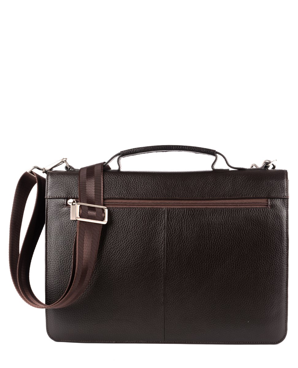 53431 Портфель MARK DENVER кожа шоколад (Коричневый/натуральная кожа/R.Blake)