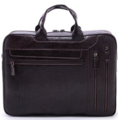 0260-04 Сумка натуральная кожа KARYA (Коричневый/40*33*8/натуральная кожа/KARYA)