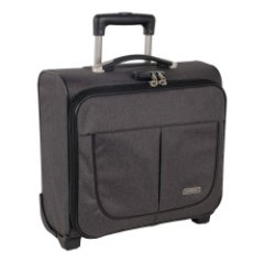 П7108 жаккард (серый) сумка Пилот метал.каркас 2 колеса (Серый/41*39*17/полиэстер/Polar)