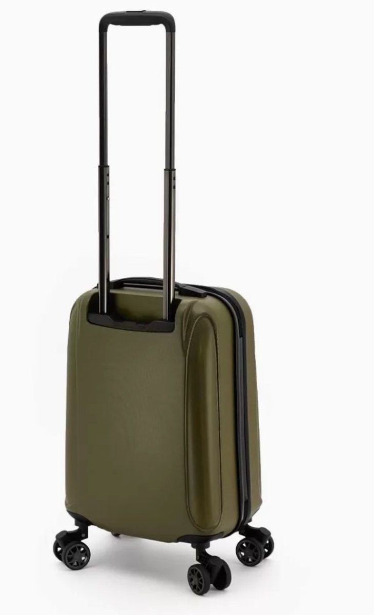 07E-019-424 Чемодан 4-х колесный (Олива/43*66*27/32/поликарбонат/M/3,7 кг/63 литра)