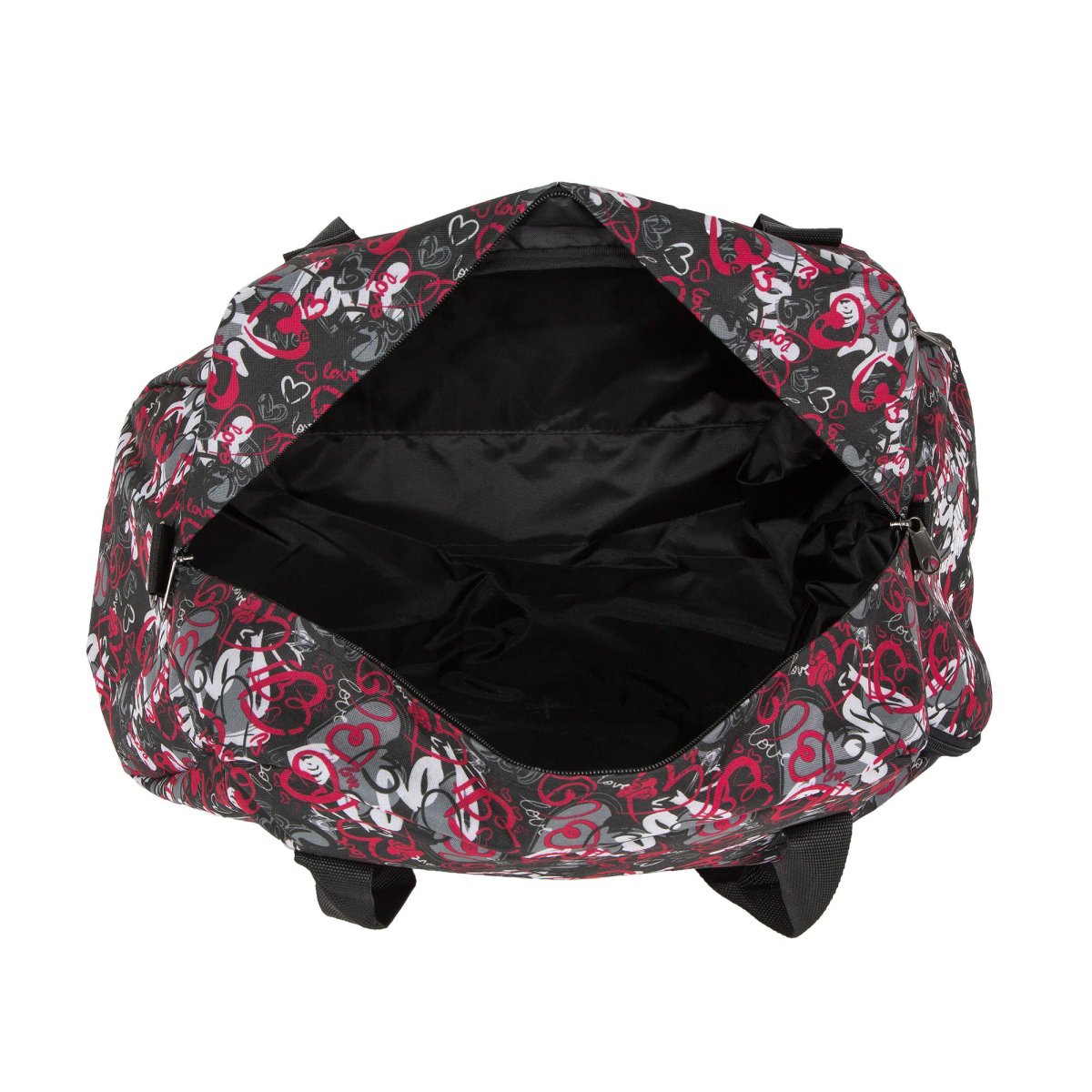 П9012 сердца сумка спортивная Фитнесс текстиль (Мультиколор/50*30*18/полиэстер/0,58 кг/27 литров/Polar)