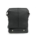 102-817-1 Сумка мужская кожа (Пеллекон) (черный/15*21*6/натуральная кожа/PELLECON)
