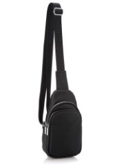 8421 Рюкзак мужской на одно плечо натуральная кожа (Черный/20*30*5/натуральная кожа/Redmond)