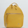 2700VN Сумка-рюкзак женская Желтый (Жёлтый/22*27*10/Экокожа/Richet)