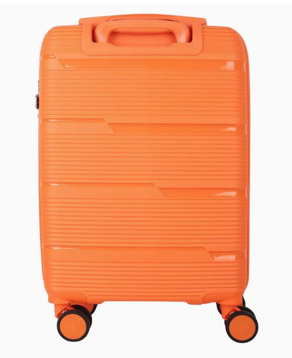 47B-007-420 Чемодан 4-х колесный (Оранжевый/37*55*22/полипропилен/S/2,5 кг/35 литров/Eberhart)