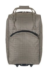 М-7301 Сумка на колесах дизайн гусиная лапка (Бежевый/55*26*35/полиэстер/NTL Continent)