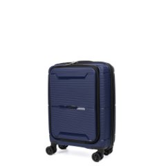 AT1010-20-8 FABRETTI Чемодан 4-х колесный 100% полипропилен (синий/39*55*21/полипропилен/S/FABRETTI)