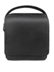 102-81735-1 Сумка мужская кожа Пеллекон (черный/24*25*8.5/натуральная кожа/PELLECON)