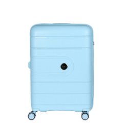 EN9520-24-9 (FABRETTI) Чемодан 4-х колесный 100% полипропилен  (Голубой/45*66*26/полипропилен/M/FABRETTI)