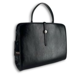 65М Сумка женская натуральная кожа (black) (черный/натуральная кожа/Redmond)