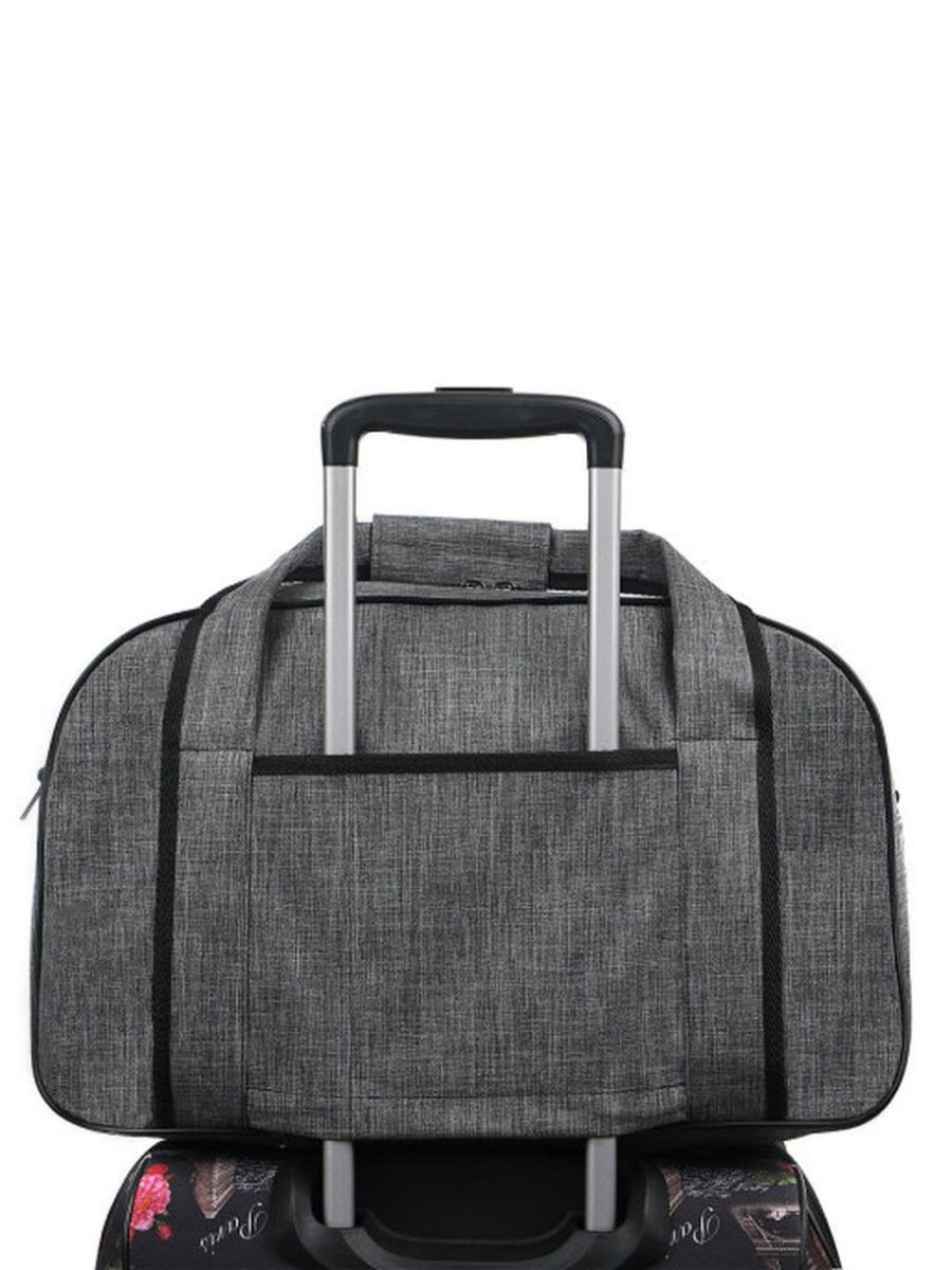 М-505 Саквояж катионик серый (серый/49*30*20/полиэстер/NTL Continent)