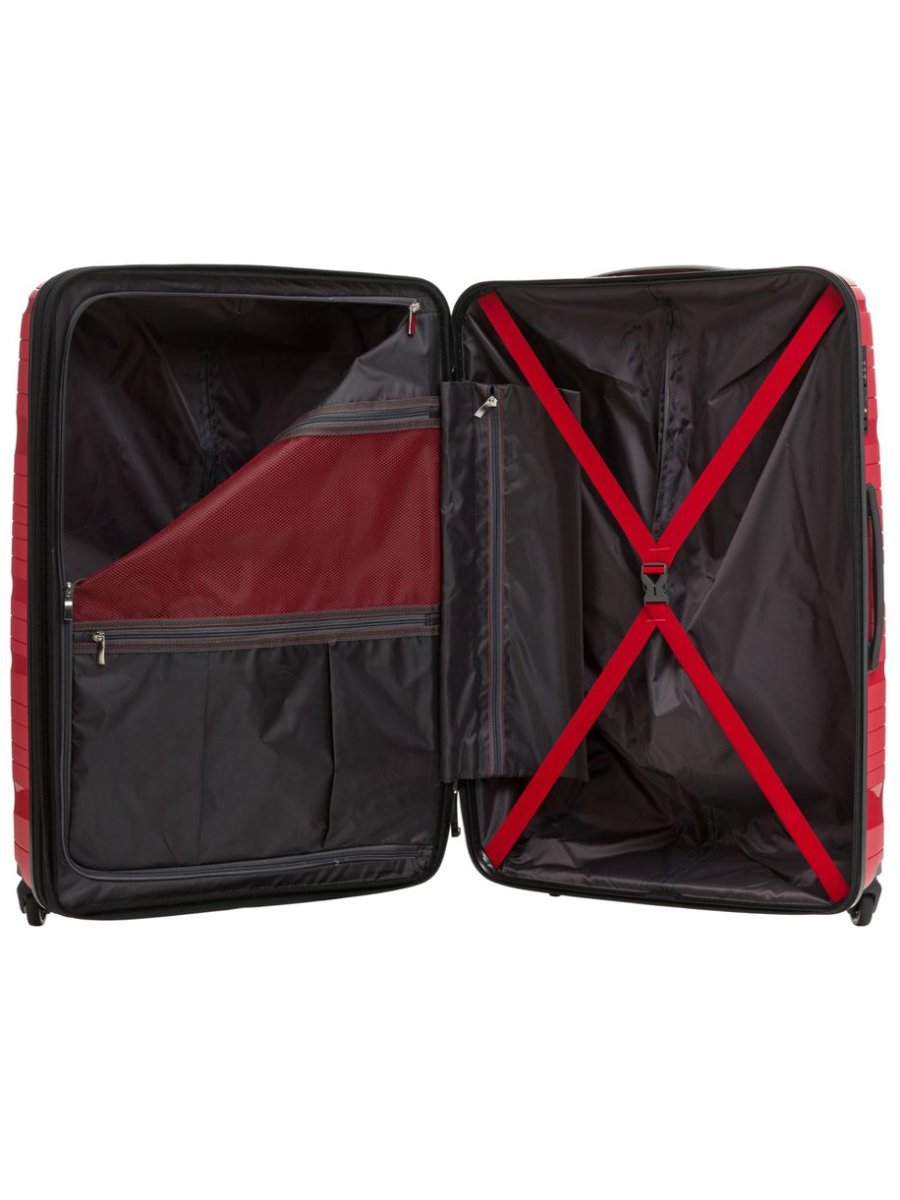 RP02L28RD Чемодан REDMOND полипропилен (Красный/77*51*34/полипропилен/L)