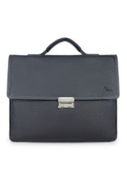 102-289-1 Портфель мужской кожа (Пеллекон) (черный/36,5*27*6/натуральная кожа/PELLECON)