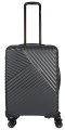10M-009-420 Чемодан 4-х колесный (Черный/37*55*20/полипропилен/S/2,8 кг/40 литров/Eberhart)