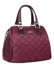 П7085 (бордо) Сумка  Бьюти-Кейс из стежки (бордовый/33*24*17/полиэстер/Polar)