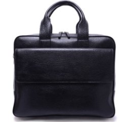 0893-45 Сумка мужская KARYA чёрная (Черный/32*39*12/натуральная кожа)