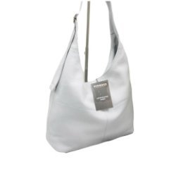 405К Сумка женская натуральная кожа (белый) (белый//34*28*12/натуральная кожа/Redmond)