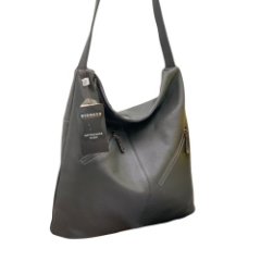 465К Сумка женская натуральная кожа (d grey) (Серый тёмный/39*37*9/натуральная кожа/Redmond)