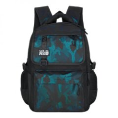 0134 черно-синий Молодежный рюкзак MERLIN  (Черный/синий/23*33*12/полиэстер/MERLIN)