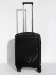 49M-009-420 Чемодан 4-х колесный (черный/36*55*21/полипропилен/S/2,7 кг/35 литров/Eberhart)