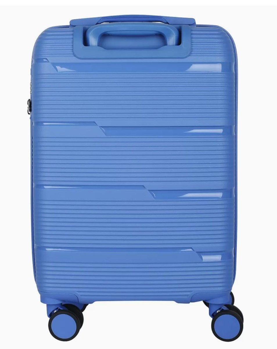 47B-005-424 Чемодан 4-х колесный (Голубой/42*66*25/полипропилен/M/3,3 кг/3,3 кг/56 литров/Eberhart)