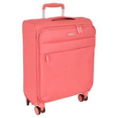 Р2303 (3-ой) Pink (19) чемодан малый тканевый облегченный (Розовый/38*53*20/полиэстер/S/2,0 кг/36 литров/Polar)