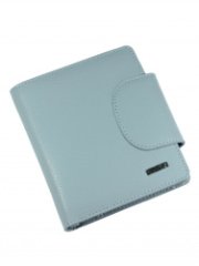 37001-2606 Sky blue Кошелёк Маленький Malgrado (голубой/11,5*10*2/натуральная кожа/Malgrado)