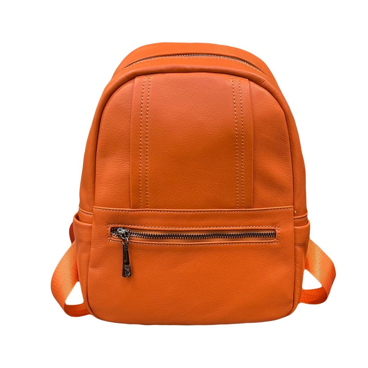 1021К Рюкзак женский натуральная кожа (orange) (оранжевый/25*30*10/натуральная кожа/Redmond)