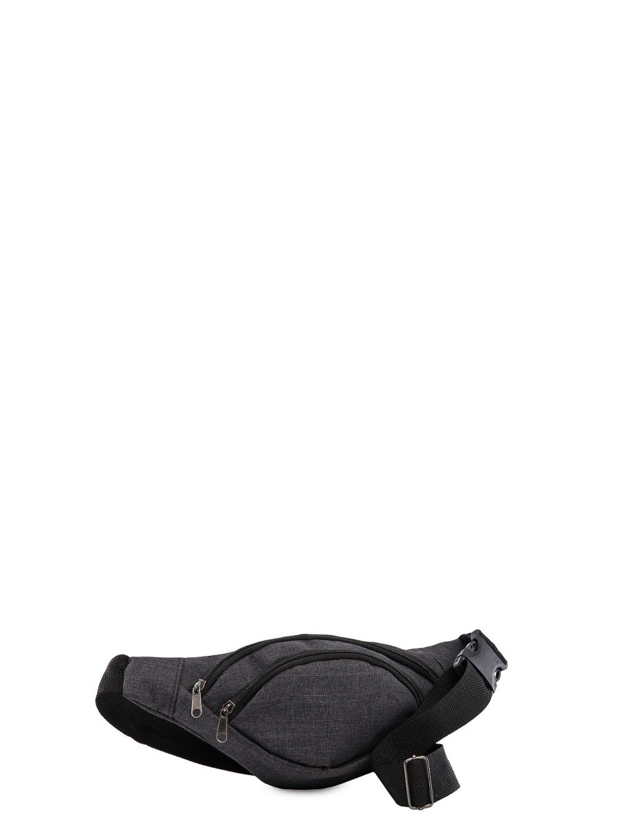 4 Пояс 51 Сумка мужская текстиль (серый) (серый/35*12*6/полиэстер/S.Lavia)