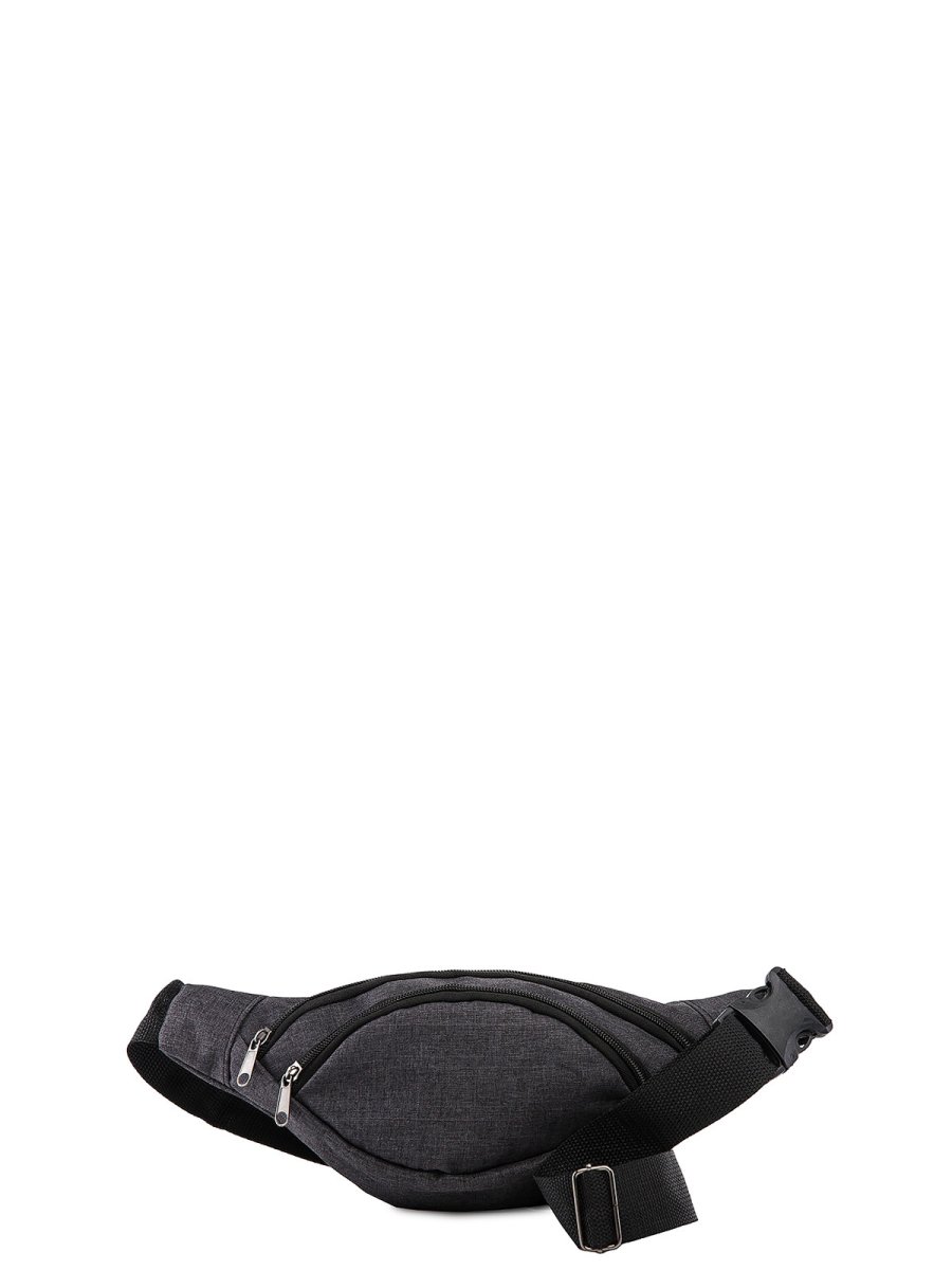 4 Пояс 51 Сумка мужская текстиль (серый) (серый/35*12*6/полиэстер/S.Lavia)