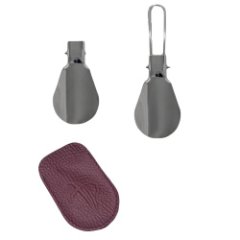 102-718-3 Рожок для обуви в чехле (Пеллекон) (бордовый/5*8/PELLECON)