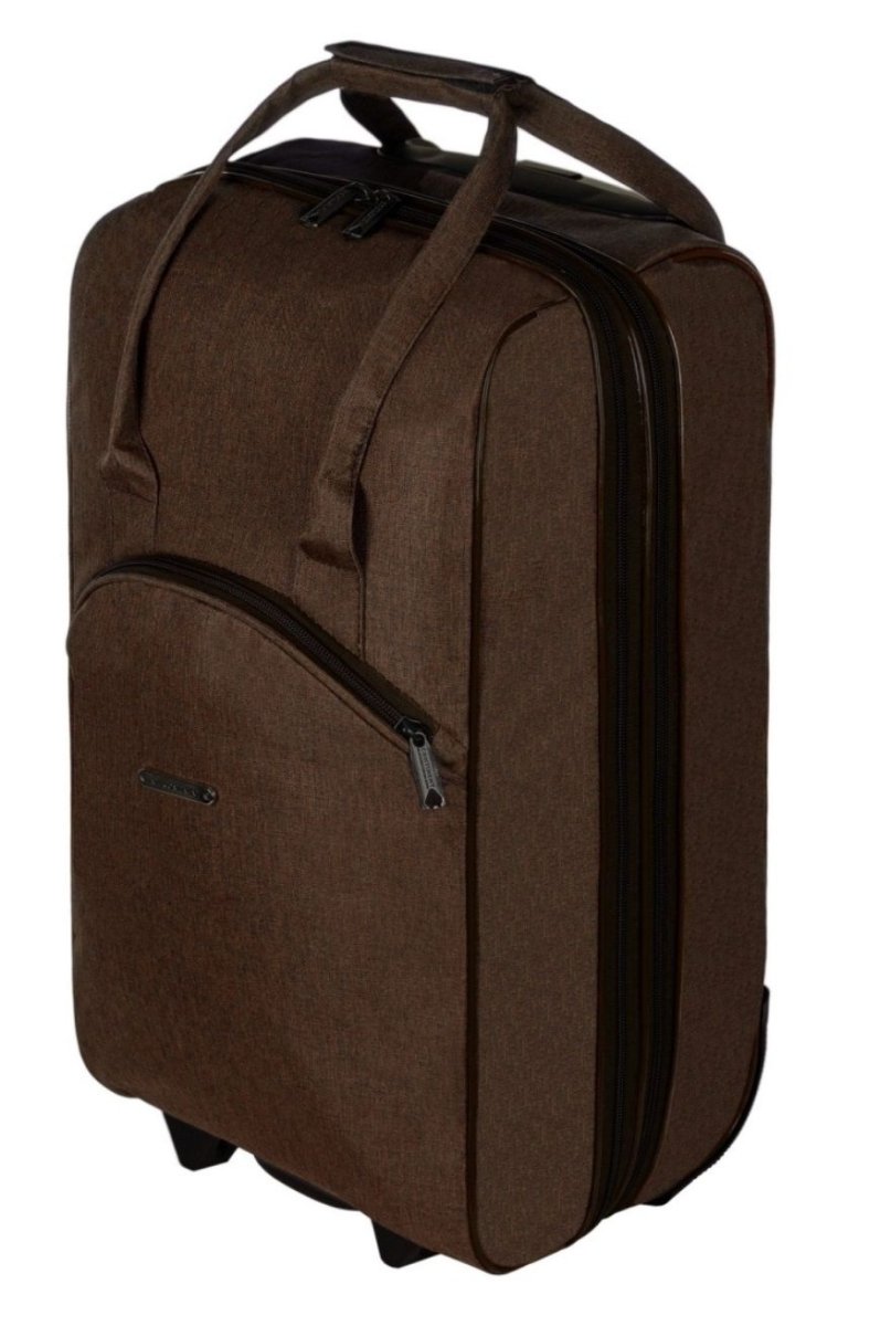 М-7321 Сумка на колёсах катионик коричневый (Коричневый/53*30*21/полиэстер)