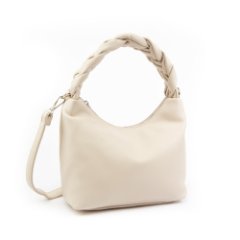 110-163-30 Сумка женская (молочный) (Бежевый/24*10*19,5/Экокожа/M)