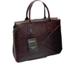 143К Сумка женская натуральная кожа (red wine) (бордовый/34*26*13/натуральная кожа/Redmond)