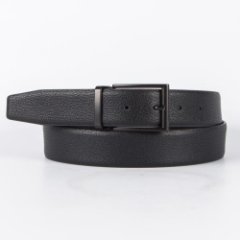 MLJJ34101-01 Ремень мужской (чёрный) (Черный/3,4*110-130/натуральная кожа/Jonas Hanway)