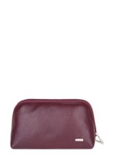 77563 Косметичка ПРЕТТИ CHERRY кожа флотер бордо (Бордовый/натуральная кожа/Esse)