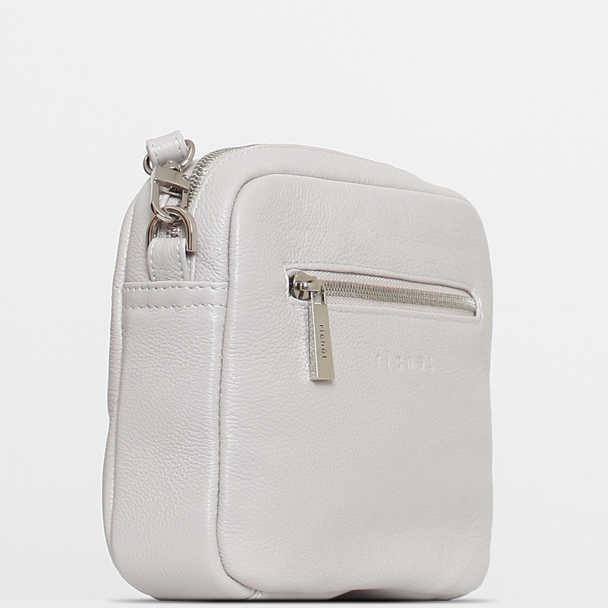 3131LN Сумка женская Серый (Серый светлый/21*17*6/натуральная кожа/Richet)