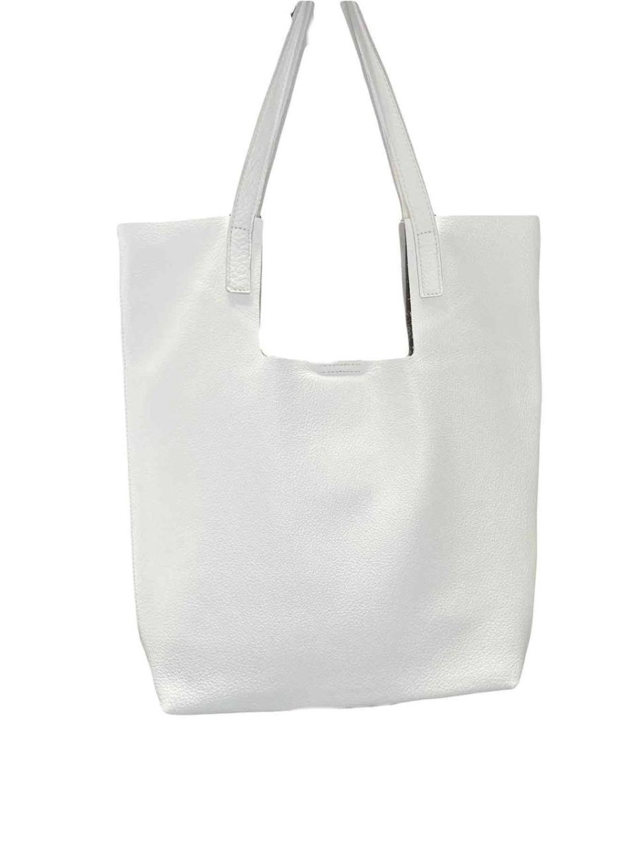 651К Сумка женская натуральная кожа (white) (Белый/30*30*9/натуральная кожа/Redmond)